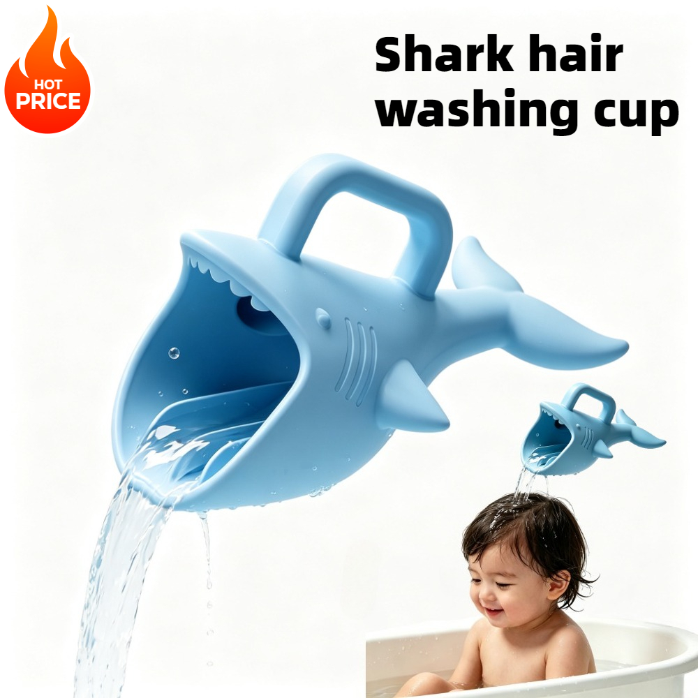 Baby Products For Bathing - كوب شطف سيليكوني على شكل سمكة