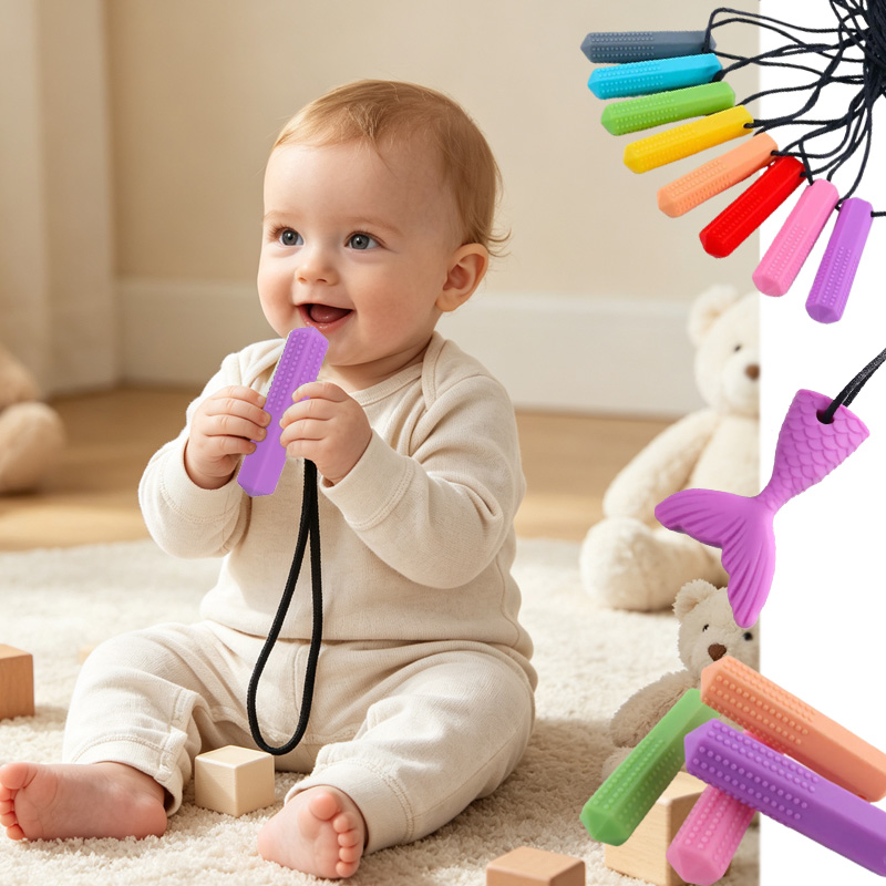 Baby Products A To Z - 1 قطعة حلقة تسنين سيليكون للأطفال،