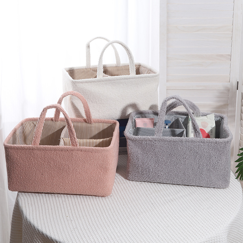 Baby Products Basket - حقيبة سفر محمولة للأمهات متعددة الوظائف،