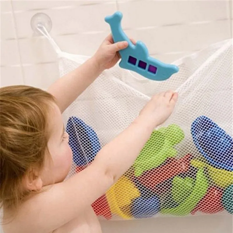 Baby Products Basket - حقيبة حمام شبكية للأطفال، سلة كرتونية