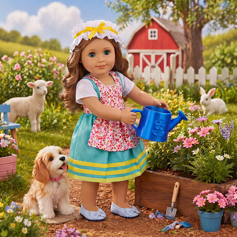 Baby Products Resale - دمية أمريكية بطول 18 بوصة وملحقات