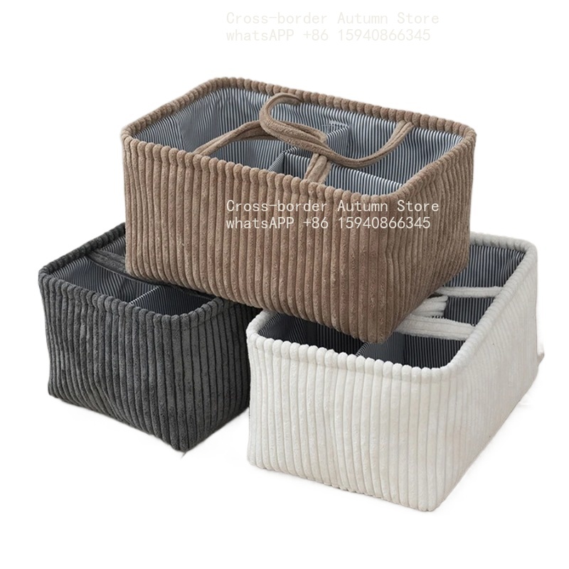 Baby Products Basket - حقيبة سفر محمولة للأمهات، حقيبة حفاضات،