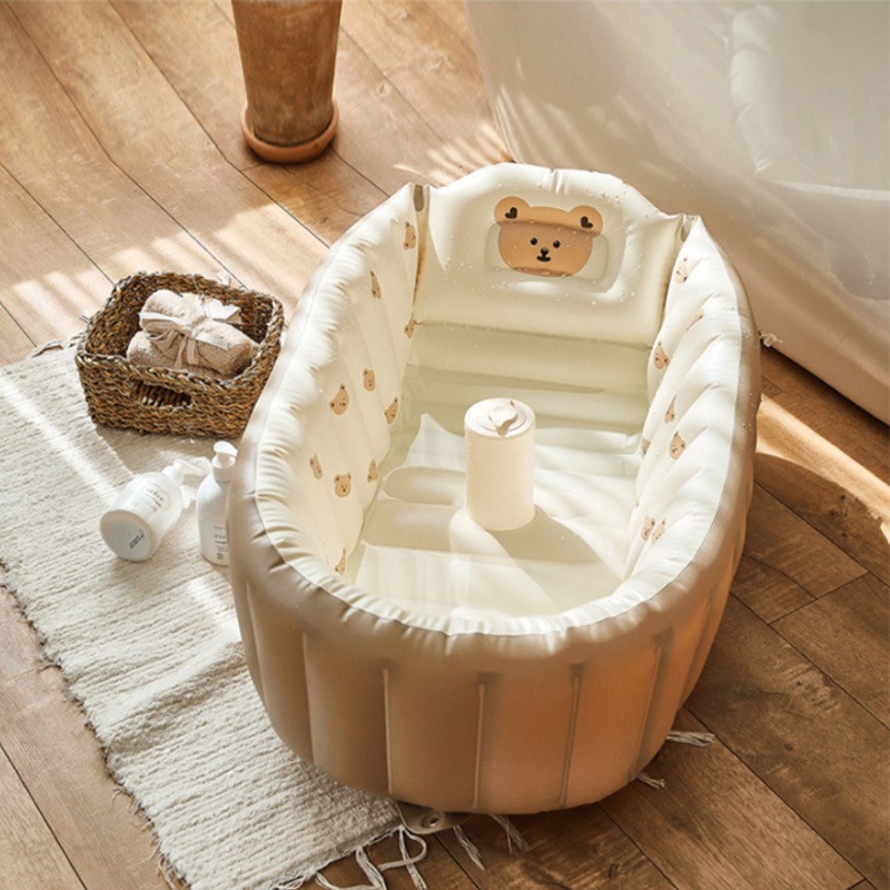 1 قطعة حوض استحمام قابل للنفخ  - مراجعة Baby Products For Bathing وسعره