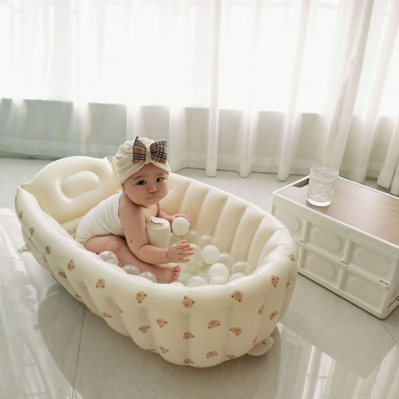 1 قطعة حوض استحمام قابل للنفخ  - مراجعة Baby Products For Bathing وسعره