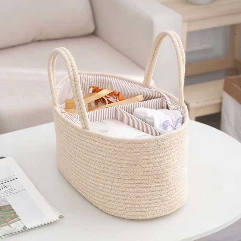 طوي حفاضات العلبة تنظيم القطن  - مراجعة Baby Products Basket وسعره