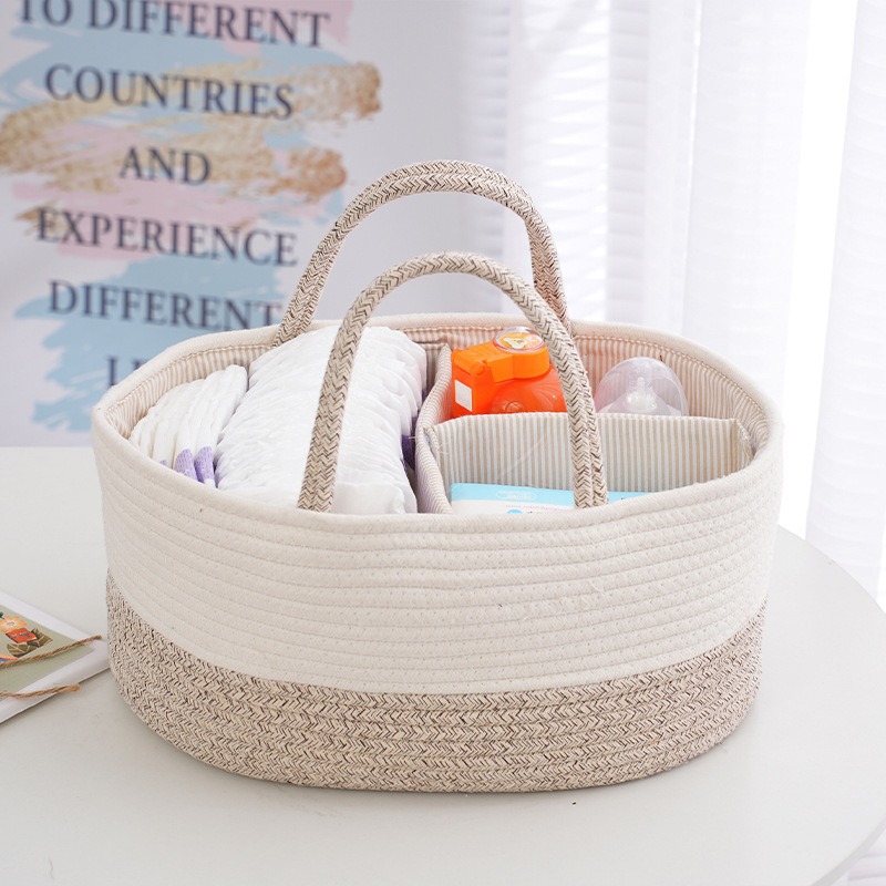 طوي حفاضات العلبة تنظيم القطن  - مراجعة Baby Products Basket وسعره